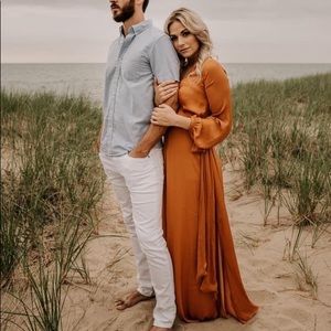 Forever21 Long Satin Dress